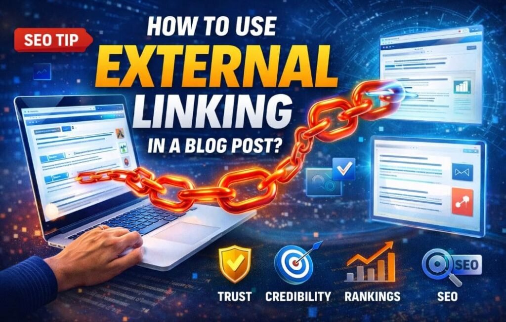 How to use External Linking in a Blog Post?