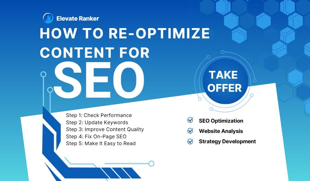 How to re-optimize content for SEO